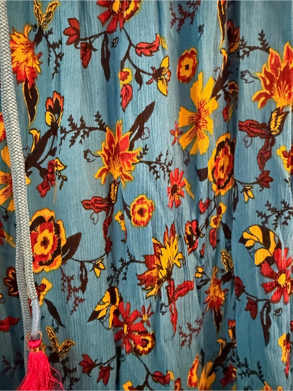 Out From Under Urban Outfitters Boho Floral Tiered Maxi Skirt M/L - Picture 8 of 8